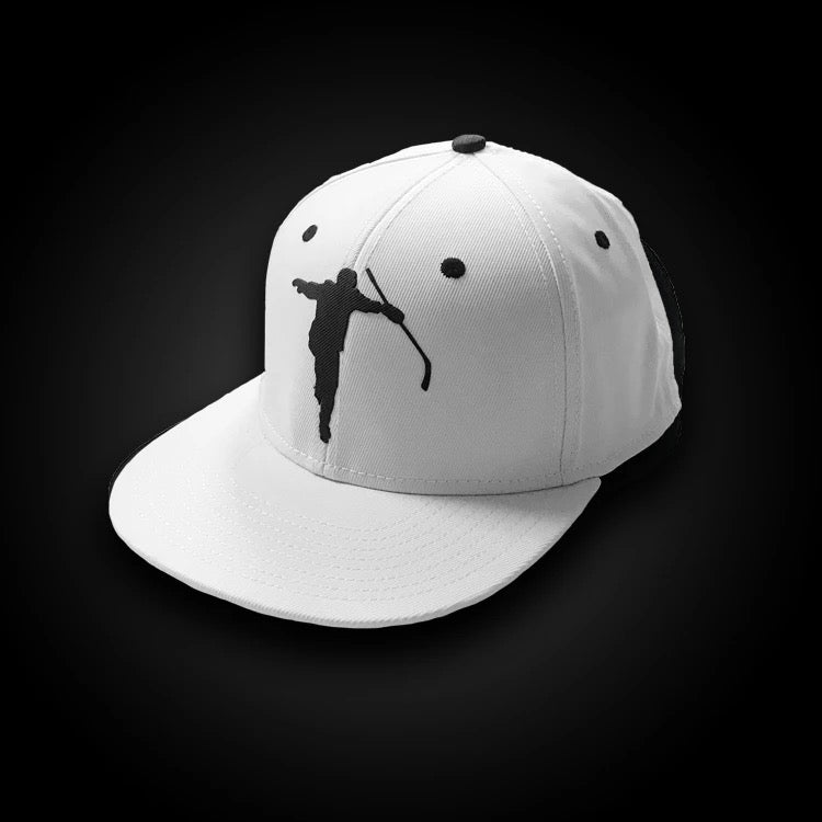 hockey keps, sport keps, träningskeps, one size keps, snap backkeps, vit keps, rak keps