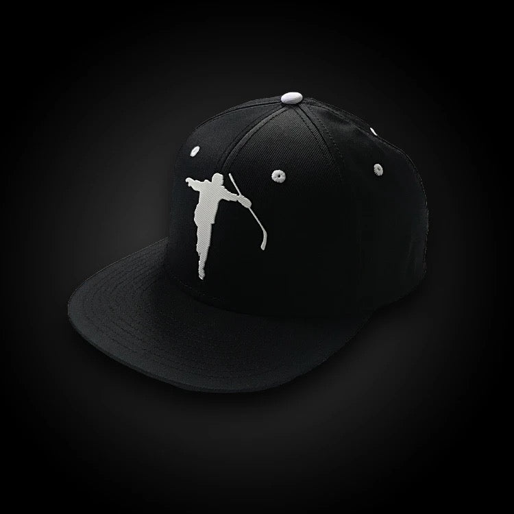 hockey keps, sport keps, träningskeps, one size keps, snap backkeps, svart keps, rak keps