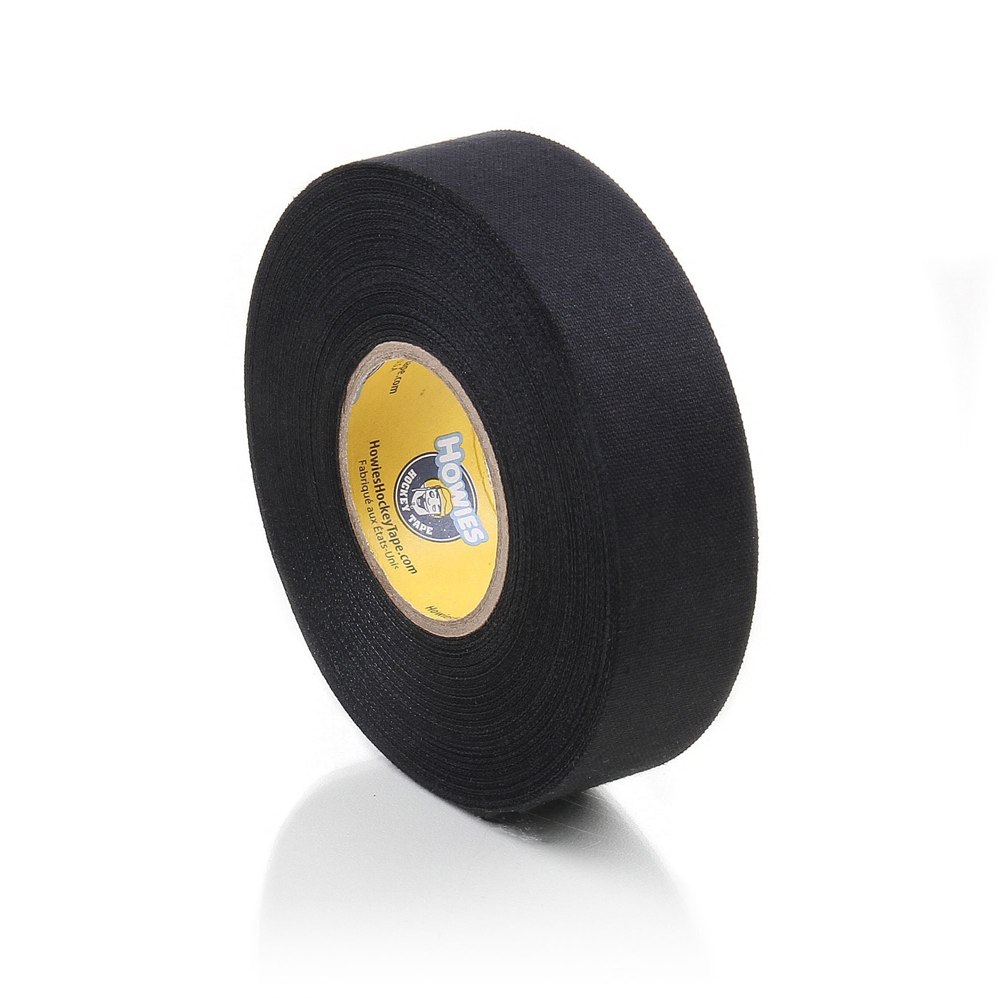 Svart premium hockey tejp, slitstark, Howies premium, vanlig tygtejp, blad tejp hockey, svart tygtejp