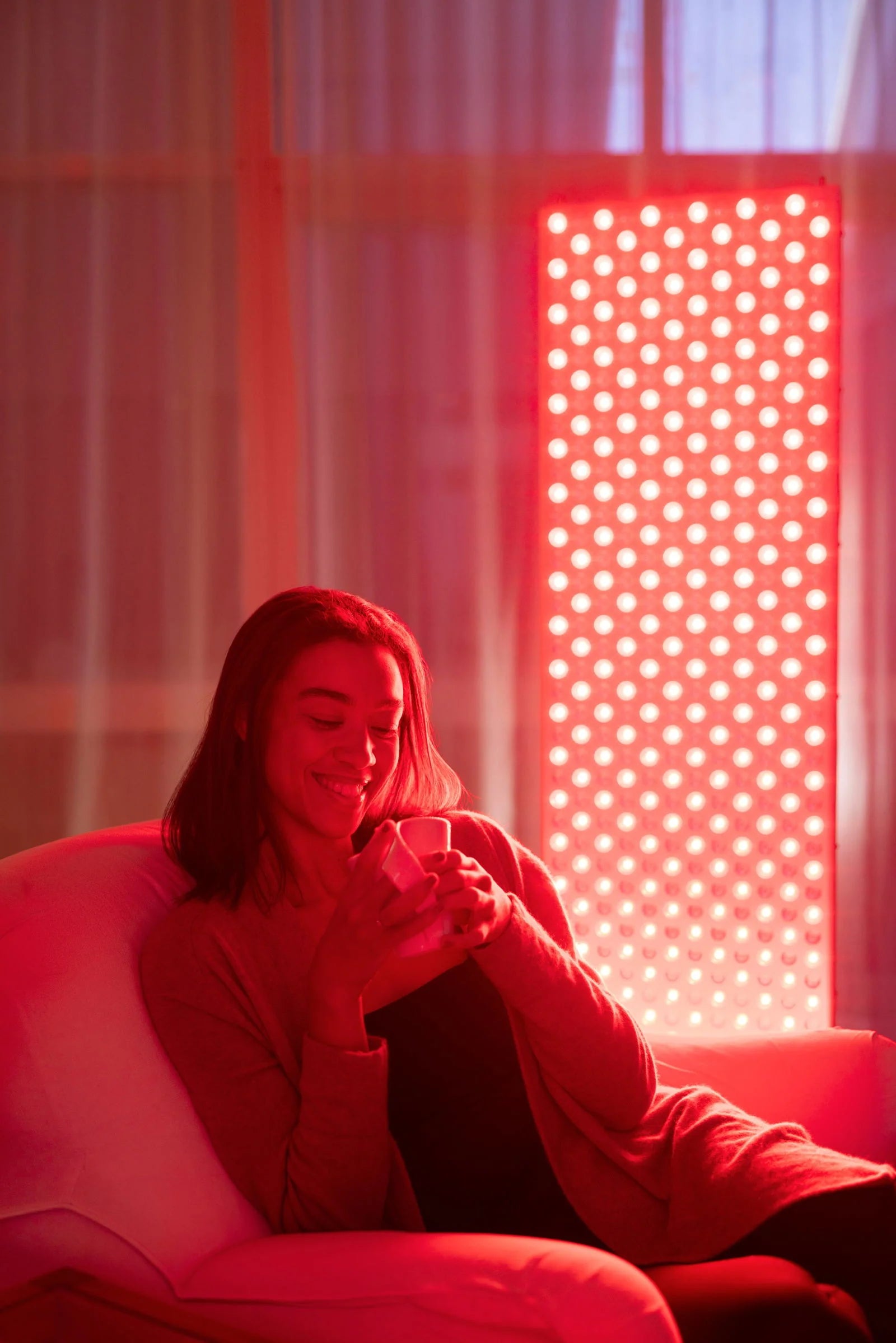 Nutrilight, rödljus terapi, hudvård, julklapp till mamma, present till mamma, present till fru, present till dam, prestationshöjande, återhämtning muskler